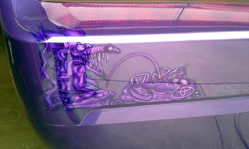 rat fink airbrushing