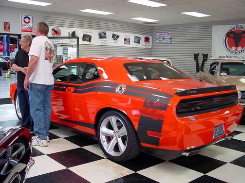 Mr. Norm Super Challenger #4 w/ Mr. Norm and owner Jr. @ Mr. Norm's garage