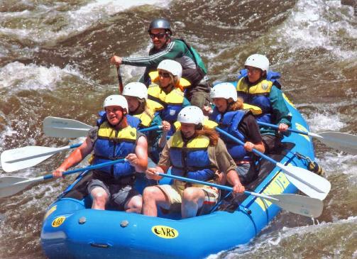 rafting the pidgeon river, smokey mtns. TN